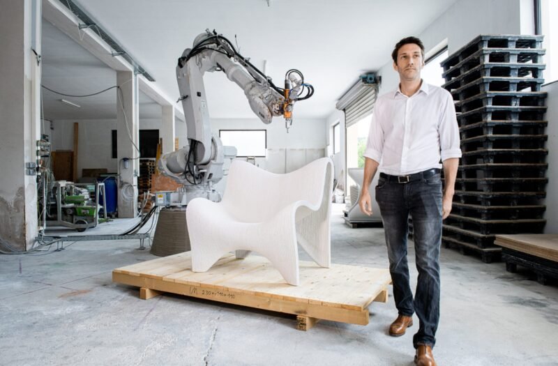 3D-printed street furniture